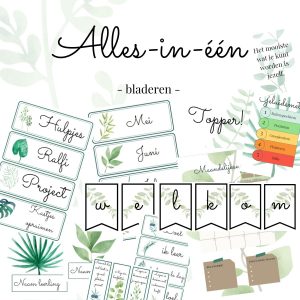 Alles-in-één pakket thema bladeren