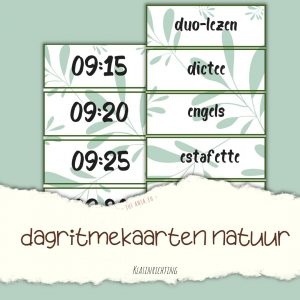 Dagritmekaarten natuur