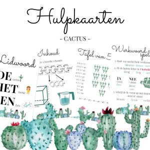 Hulpkaarten cactus