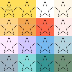 Deurversiering - thema sterren
