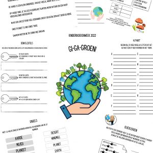 Werkboekje + antwoorden kinderboekenweek 2022 gi-ga-groen!