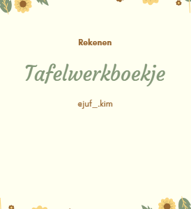 Tafelwerkboekje