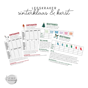 bundel leeskrakers - Sint & kerst