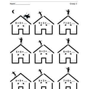 Splitssommen/splitsdakjes Sinterklaas