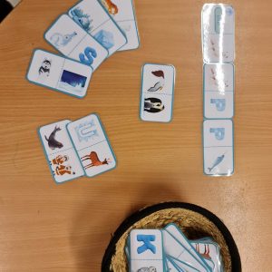 Kleuterjuffie domino Noordpool/ Zuidpool