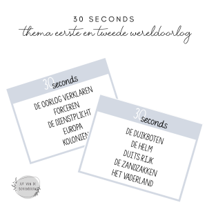30 seconds - de Eerste en de Tweede Wereldoorlog