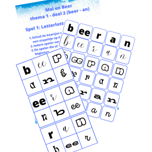 Mol en Beer - thema 1 (deel 2 beer en an) - letterlotto