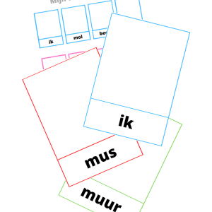 Mol en Beer - woordkaarten