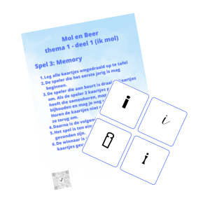 Mol en Beer - thema 1 (deel 1 ik en mol) - memory