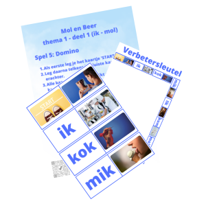 Mol en beer - thema 1 (deel 1 ik en mol) - domino/leesrups