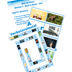 Mol en Beer - thema 1 (deel 2 beer en an) - domino/leesrups