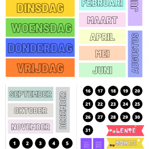 Dagen, maanden, seizoenen