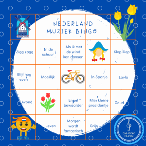 Nederland muziek bingo 2023