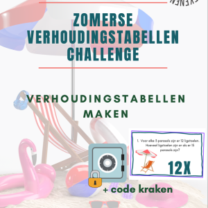 Bewegend leren verhoudingtabellen zomer