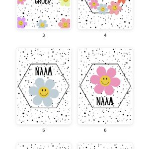 Deurversiering thema bloemen