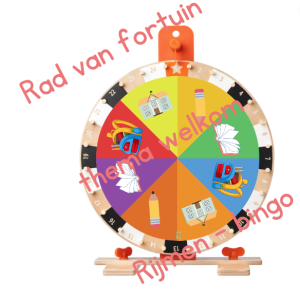 Thema welkom op school - rijmen bingo