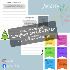 Schrijfbundel DE WINTER (creatief schrijven)