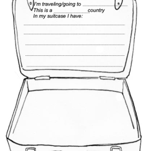 lesopdracht travel suitcase