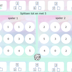 Splitsen tot en met 5