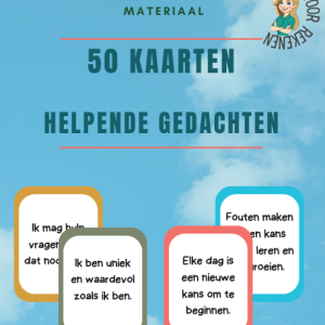 50 kaarten met helpende gedachte