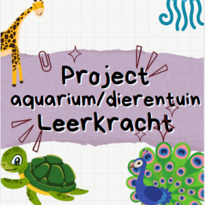 Project aquarium/dierentuin