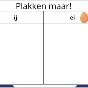 Plakken maar! Categorie ei/ij