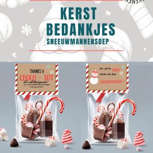 Kerstbedankjes template