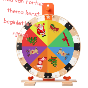 Rad van Fortuin - Kerst - beginletter en rijmen