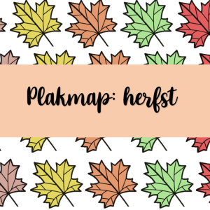 Plakmap herfst