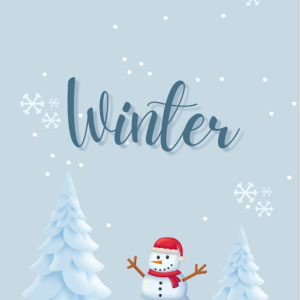 Plakmap winter