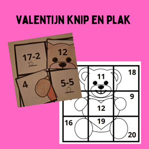 Valentijn knip en plak