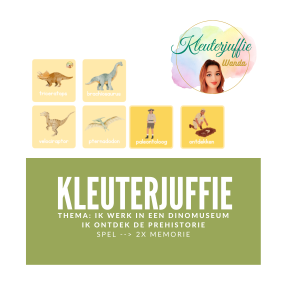Kleuterjuffie, memorie dino/prehistorie