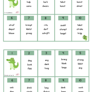 Krokodil lezen leeswerkboek 1