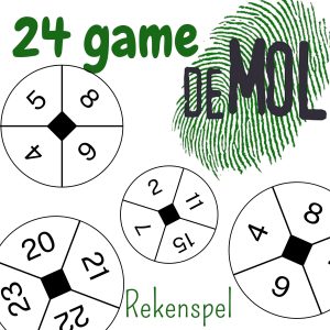 24 game Wie is de mol rekenspel | Rekenen rekenvolgorde optellen aftrekken delen vermenigvuldigen