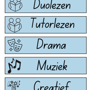Dagritmekaartjes