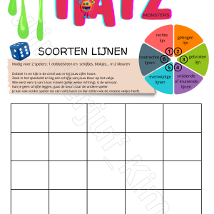 MATZ monsters - soorten lijnen