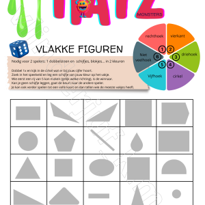 Matz monsters - vlakke figuren