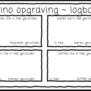 Dino opgravingslogboek