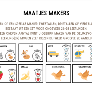 Maatjes maker