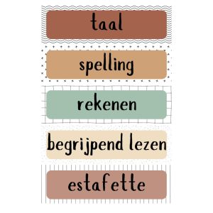 132 dagritme kaarten
