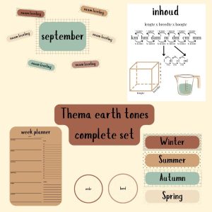 Complete set thema earth tones