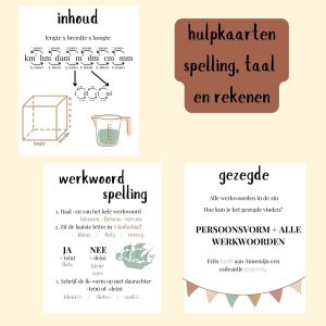 Hulpkaarten thema earth tones