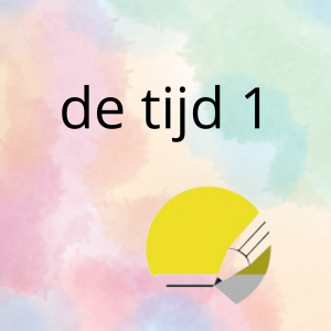 AN - de tijd (deel 1) - spel 5: woorden schrijven/stempelen