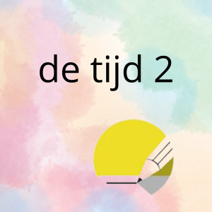 AN - de tijd (deel 2) - spel 5: woorden schrijven/stempelen