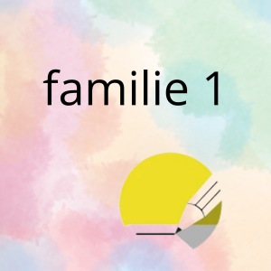 AN - mijn familie (deel 1) - spel 5: woorden schrijven/stempelen