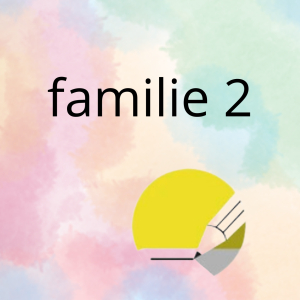AN - mijn familie (deel 2) - spel 5: woorden schrijven/stempelen