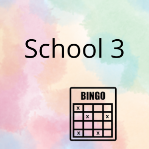 AN - de school (deel 3) - spel 8: bingo