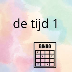 AN - de tijd (deel 1) - spel 8: bingo