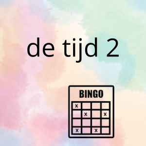 AN - de tijd (deel 2) - spel 8: bingo