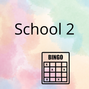 AN - de school (deel 2) - spel 8: bingo